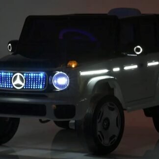 Mercedes EQG 12v, coche eléctrico de niño, asiento cuero, ruedas goma EVA, RC  INDA401-AC-JJ2088